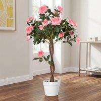 STILVORA Artificial Rose Tree 90 cm in Pot