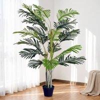 STILVORA Artificial Tree 150 cm in Pot in Green