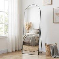 STILVORA Full Length Mirror 150 cm Arched Black