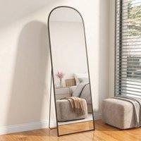 STILVORA Full Length Mirror with Aluminium Frame Black