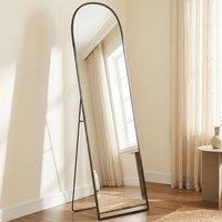 STILVORA Full Length Mirror with Aluminium Frame Black