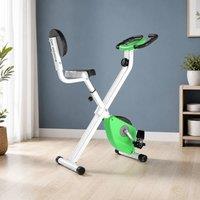 STILVORA Exercise Bike with LCD Monitor & Adjustable Resistance in Green