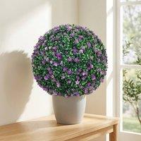 STILVORA Set of 2 Artificial Topiary Balls 40 cm