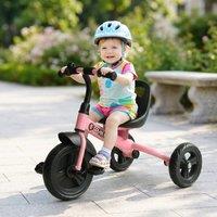STILVORA Children's Tricycle Adjustable Seat Pink