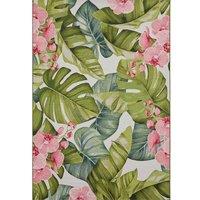 THE RUGS Flair Indoor Outdoor Rug & Runner - Tropical Flatweave Patio Rug | Size: 160 cm x 235 cm