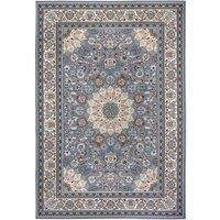 THE RUGS Kadi Indoor Outdoor Rug & Runner - Flatweave Weather Resistant Rug in Grey | Size: 120 cm x 180 cm