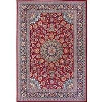 THE RUGS Kadi Indoor Outdoor Rug & Runner Flatweave Weather Resistant Rug in Red | Size: 120 cm x 180 cm