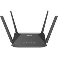 ASUS RT-AX52 (AX1800) Dual Band WiFi 6 Extendable Router, Instant Guar in Black