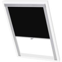 Berkfield Home Blackout Roller Blinds Black M04/304