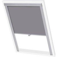 Berkfield Home Blackout Roller Blinds Grey C02