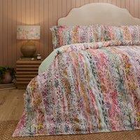 Voyage Maison Whimsical Tale Printed 100% Cotton Duvet Cover Set in Dusty Pink | Size: Double