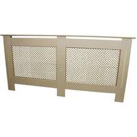 Monstershop Radiator Cover MDF Unfinished 1720mm in Light Brown