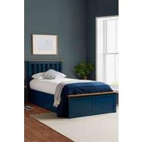 Birlea Phoenix Ottoman Storage Bed Frame Navy Blue | Size: Small Double