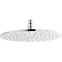 Balterley Round LED Fixed Shower Head Chrome 300mm in Silver