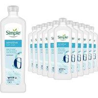 Simple Sensitive Bath Soak Hypoallergenic 1L 12-Pack Multipack in White | Size: 1000ml