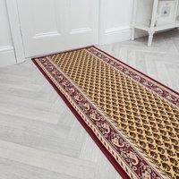 runrug Hallway Runner Rug - Non-Slip, Hardwearing, 5.4mm - 'Acni' in Cream | Size: 100 cm x 180 cm