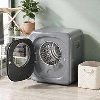 HOMCOM Compact Dryer Machine with 5 Modes, 4kg Small Tumble Dryer, Silver