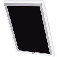Berkfield Home Blackout Roller Blind Black PK06