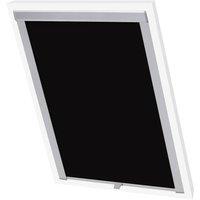 Berkfield Home Blackout Roller Blind Black SK06