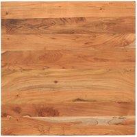 Berkfield Home Table Top 90x90x2.5 cm Square Solid Wood Acacia in Brown