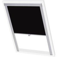 Berkfield Home Blackout Roller Blind Black MK06