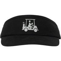 Travis Mathews Men's Mapes Golf Visor in Black
