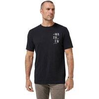 Travis Mathews Men's Art Scene Golf T-Shirt in Black | Size: XL