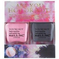 Nails Inc Women's Are You Hot Or Not? Thermochromic Nail Polish Duo Gift Set