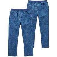 Chums Women's Pull On Jersey Waist Stretch Jean With 2 Front Pockets in Blue | Size: 20S