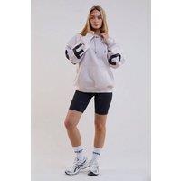 BCouture Women's Cycling Shorts, Hoodie & T-Shirt Set in Light Beige | Size: Small