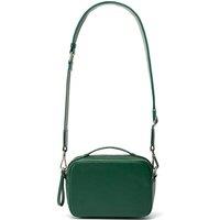 Clarks Women's Camera Cross Green Leather Shoulder Bags, Cross Body Bag