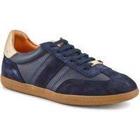 Jones Bootmaker Women's Artea Leather Trainers in Navy | Size: 4