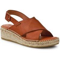 Jones Bootmaker Women's Jessa Leather Sandals in Brown | Size: 7