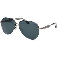 Trussardi Men's TSM3004 64T01 Aviator/Navigator Sunglasses in Grey