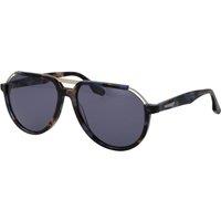 Trussardi Men's TSM9036 59G21 Round/Oval Sunglasses in Blue