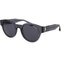 Trussardi Men's TSM9027 52T02 Round/Oval Sunglasses in Grey