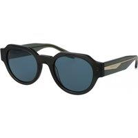 Trussardi Men's TSU9031 51T01 Round/Oval Sunglasses in Green