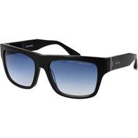 Trussardi Men's TSM9067 56A01 Square/Rectangle Sunglasses in Black