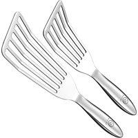 Gourmet Easy Set of 2 Stainless Steel Spatula - Silver