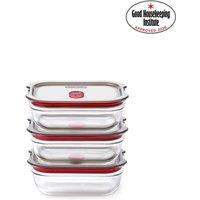 Black + Blum Set of 3 Glass Food Box XS 380ml - Clear
