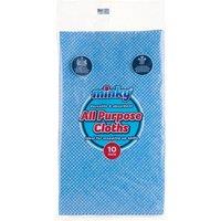 Minky Cleaning Cloths (Pack of 10) in Blue