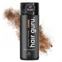 Hair Guru London Natural Cotton Hair Thickening Fibres 28g in Light Brown