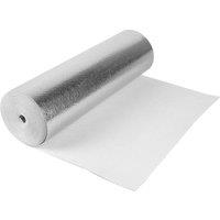 NESTLUNE 10M Thicken Self Adhesive Thermal Insulation Wallpaper in White | Size: 100 cm x 15 cm