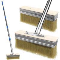 NESTLUNE Heavy Duty 1.53m Paint Brush Long Handle Outdoor Stain in Brown | Size: 10000mm x 520mm