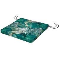 NESTLUNE Waterproof Chair Cushion Seat Pads Outdoor Garden in Green | Size: 120 cm x 150 cm