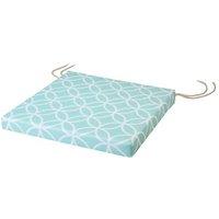 NESTLUNE Waterproof Chair Cushion Seat Pads Outdoor in Blue | Size: 120 cm x 135 cm