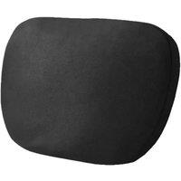 NESTLUNE Black 1pc Universal Car Headrest Neck Rest Support Travel Seat Pillow | Size: Cot