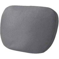 NESTLUNE Grey 2pc Universal Car Headrest Neck Rest Support Travel Seat Pillow | Size: Cot