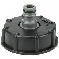 VOGREX IBC Tank Adapter Hose Lock Tap Connector in Black