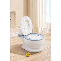 Living and Home Comfortable PVC Seat Cushion Grey Plastic Training Potty Seat for Toddlers
